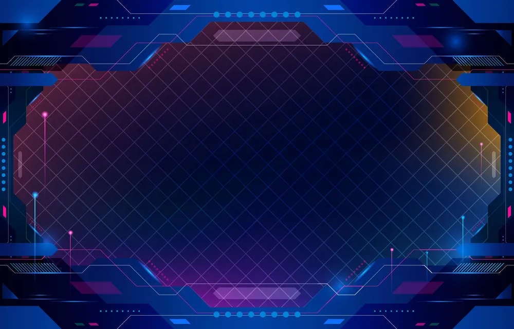 Blue Futuristic Technology Background