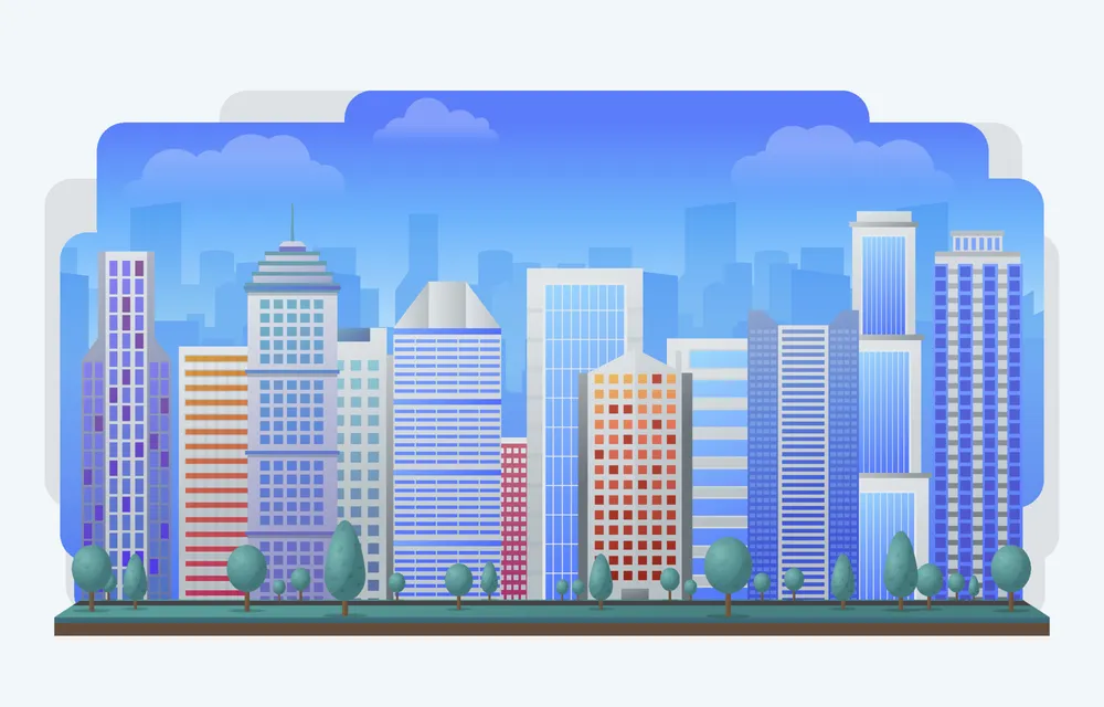Skycraper City Background