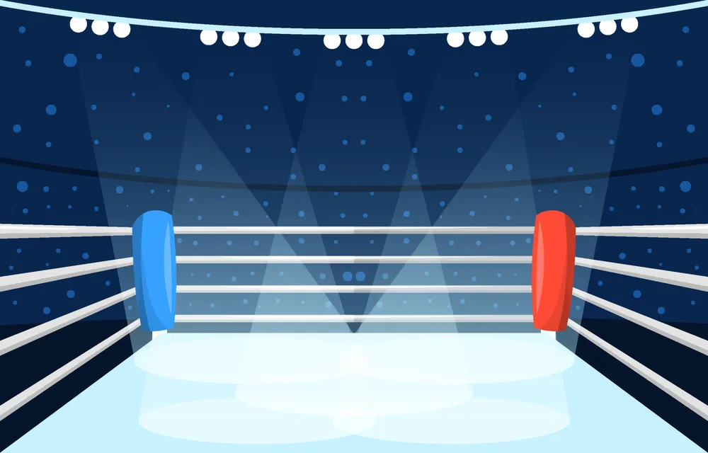 Sport Boxing Arena Background,