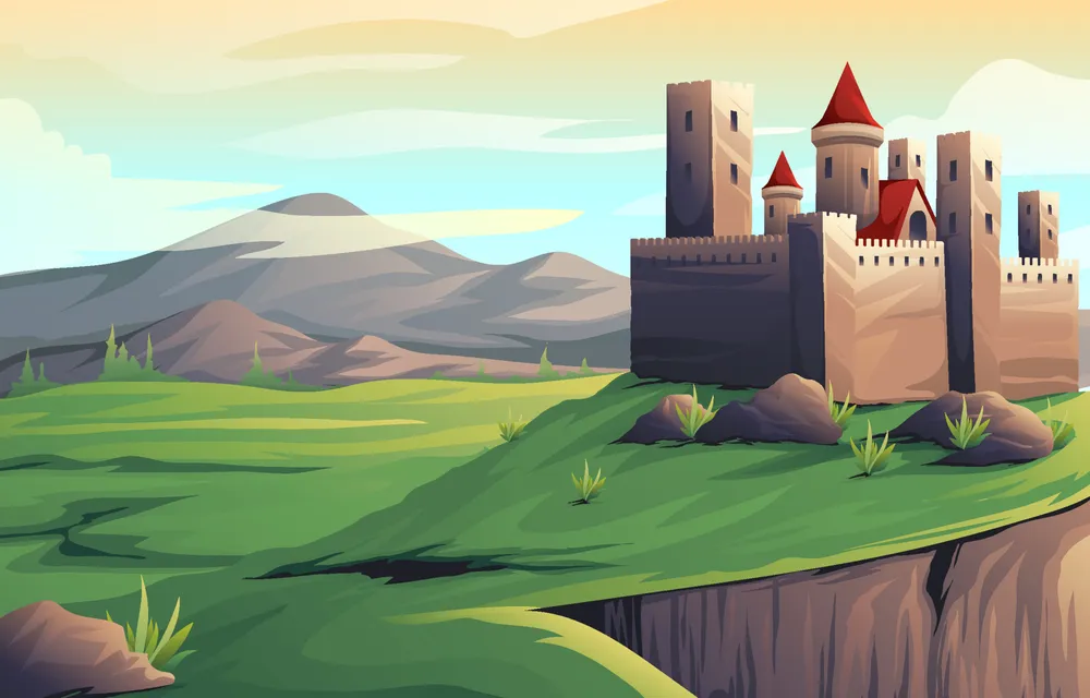 Medieval Landscape Background