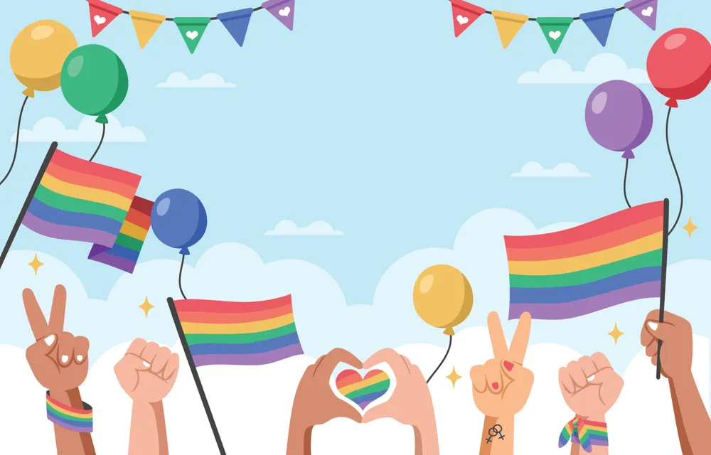 Pride Month Celebration Background