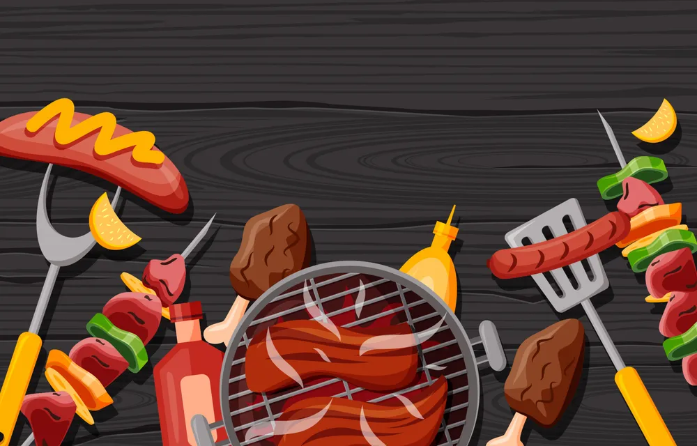 Summer Barbeque Background