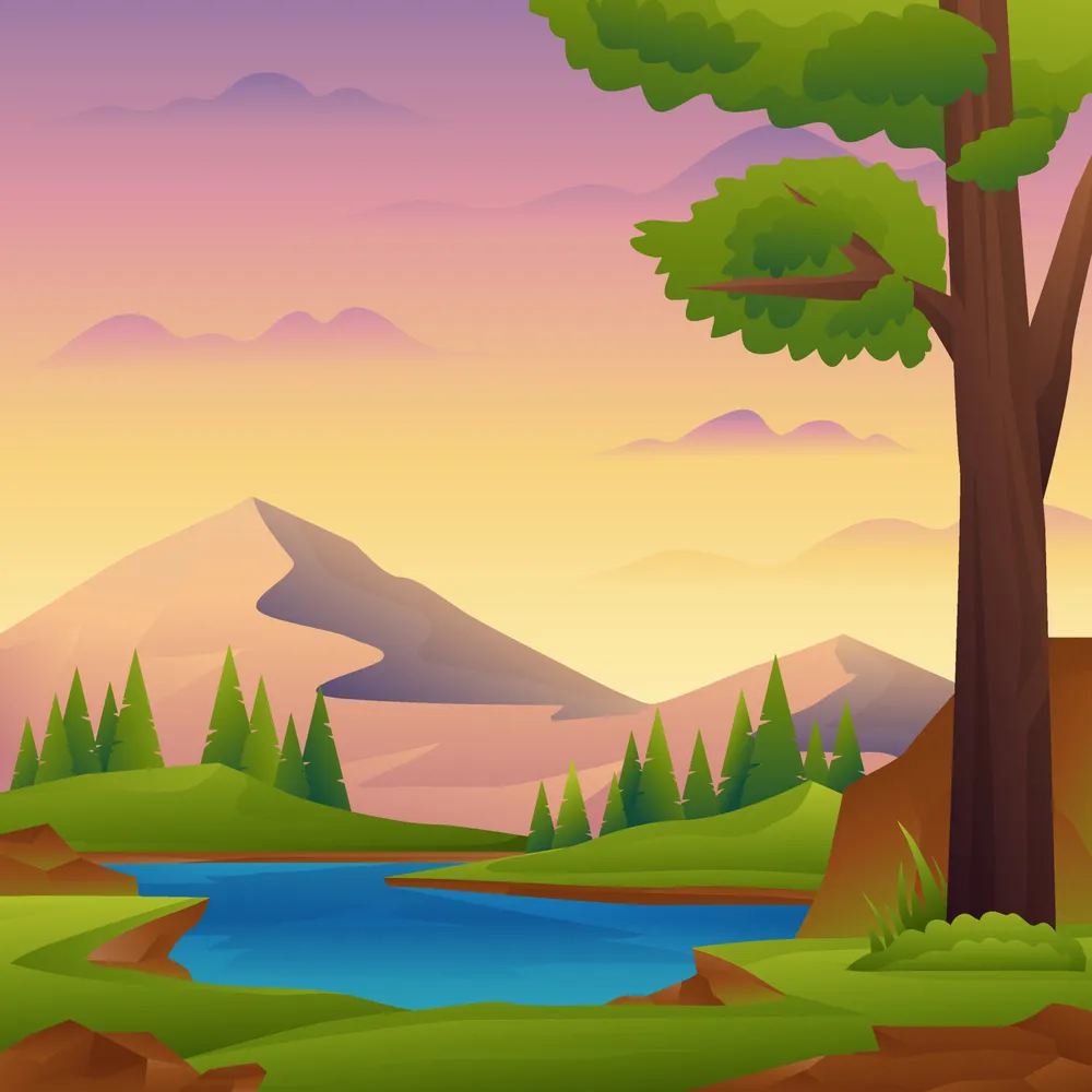 Background of Summer Forest