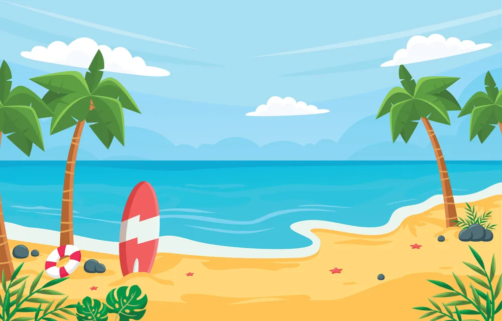 Beach Holiday Summer Background