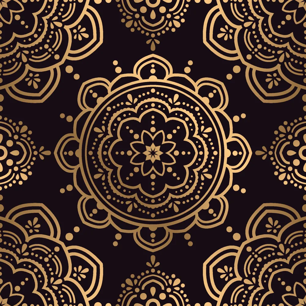 Golden Luxury Mandala Background