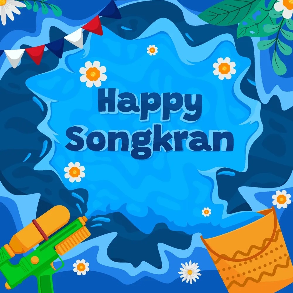 Festivity Events Songkran Background