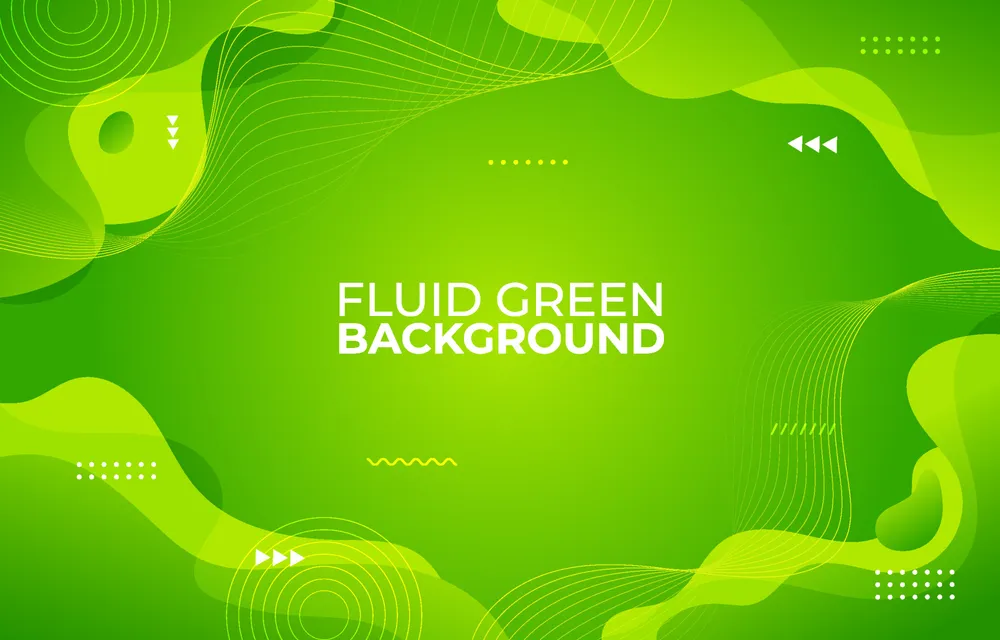 Background of Green Fluid