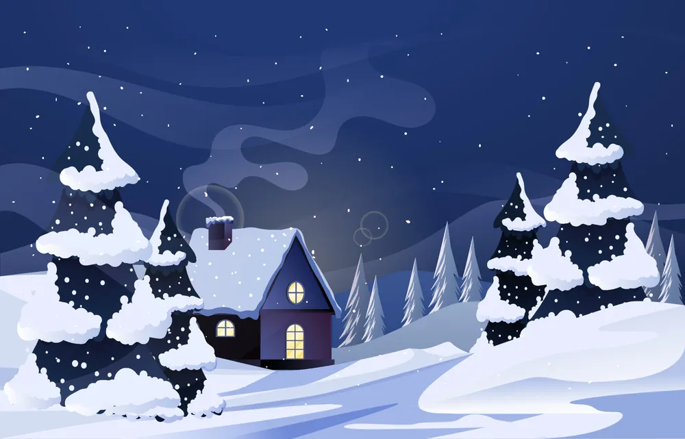 Winter Wonderland Background Concept