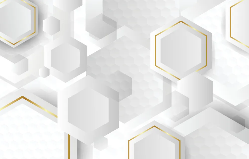 White Geometric Abstract Background