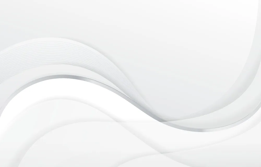 White Colored Wave Background