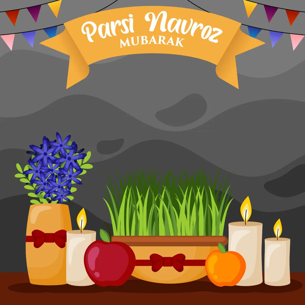 Parsi Navroz Mubarak Background