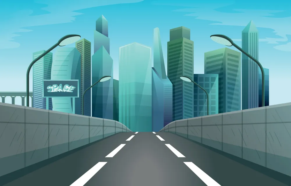 Urban Atmosphere Cityscape Background
