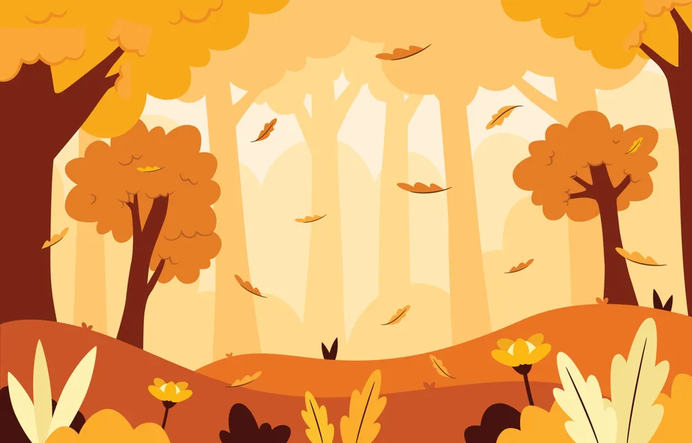 Autumn Landscape Scenery Background