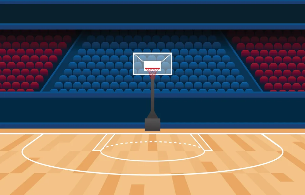 Basketball Stadium Background Concept