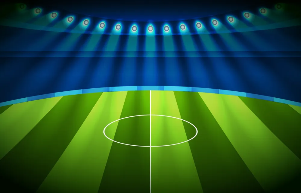Modern Football Stadium Background
