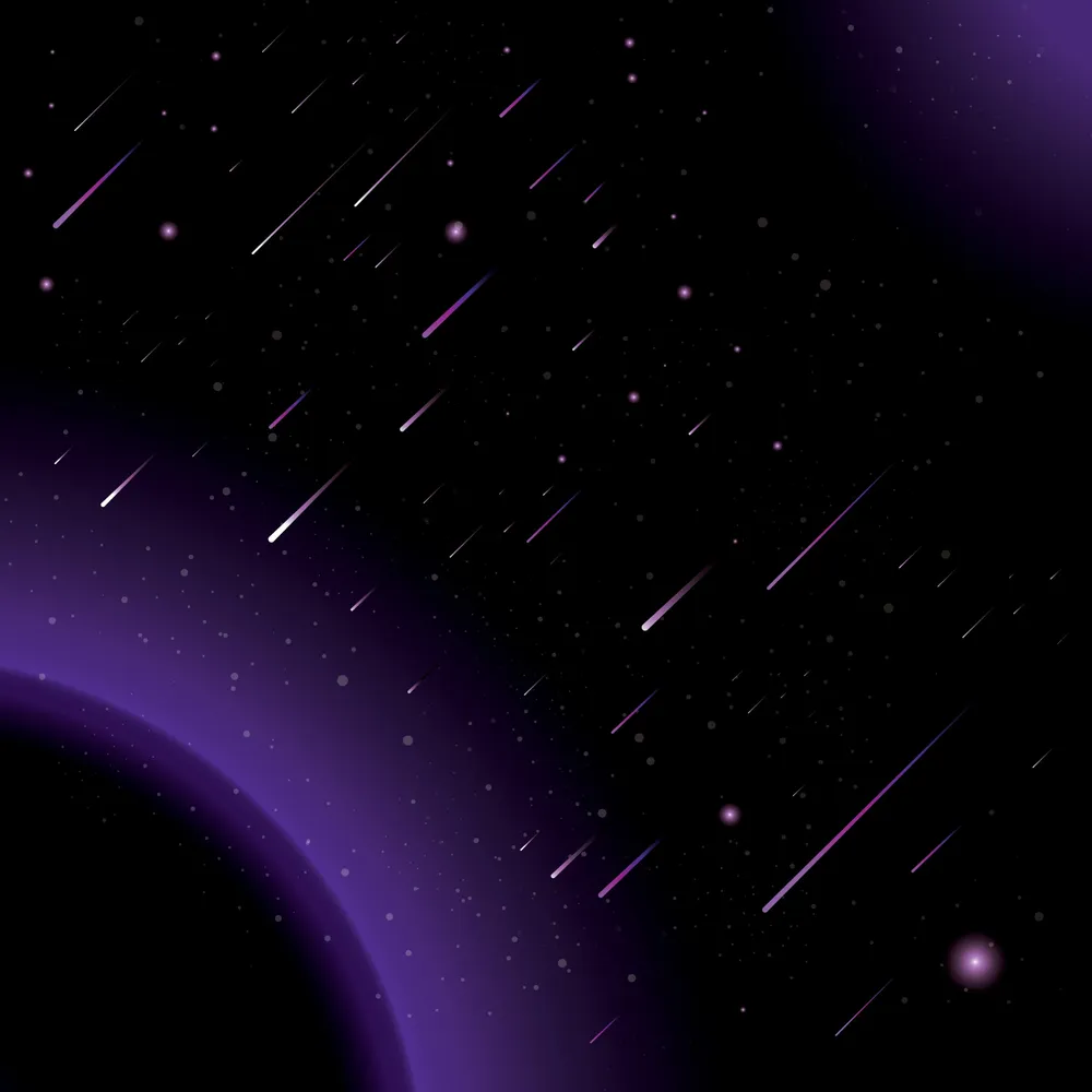 Meteor Background Concept