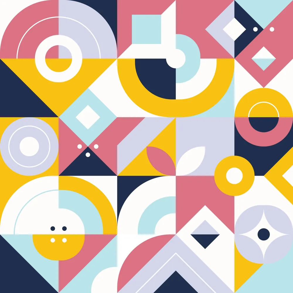 Abstract Shape Geometric Background