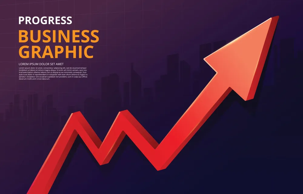 Arrow Background for Business