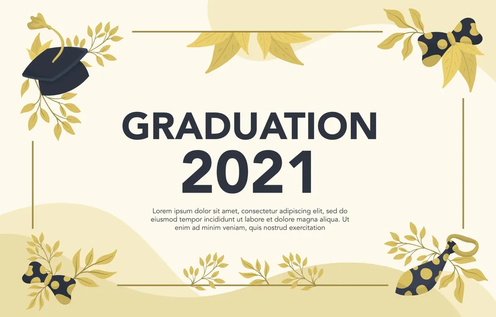 Gold Graduation Background