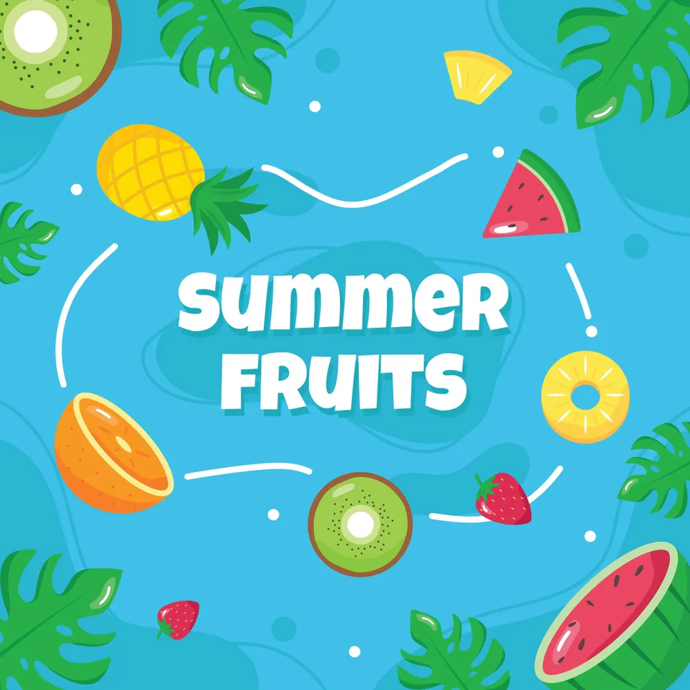 Summer Fruit Background