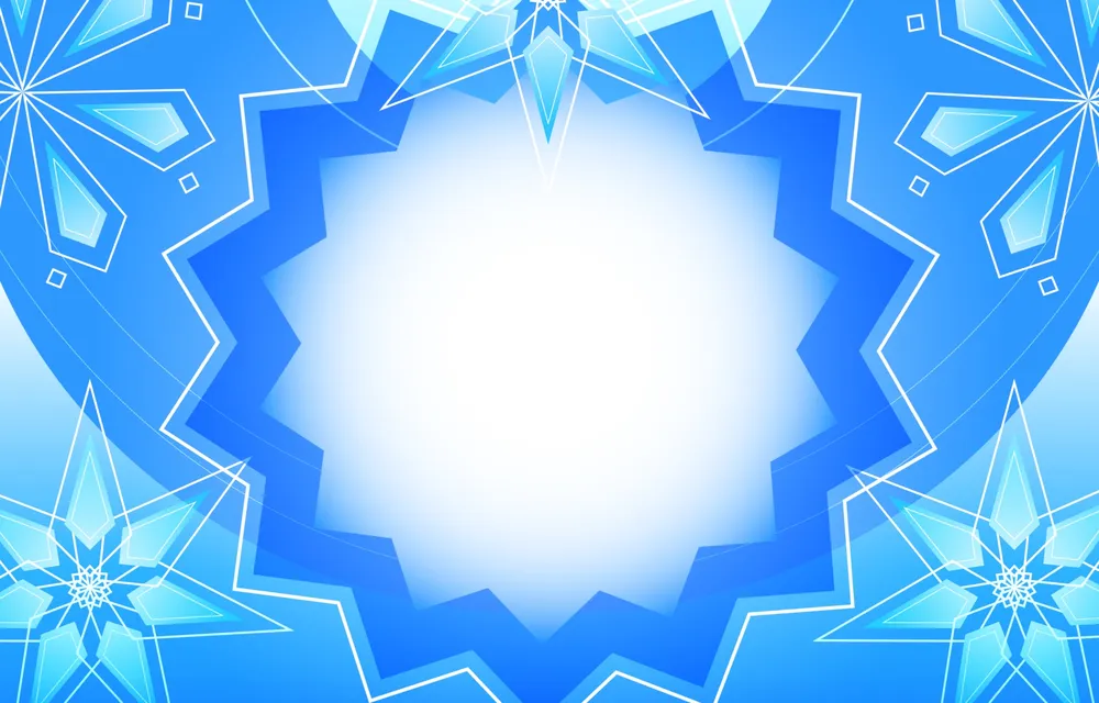 Abstract Snowflakes Background