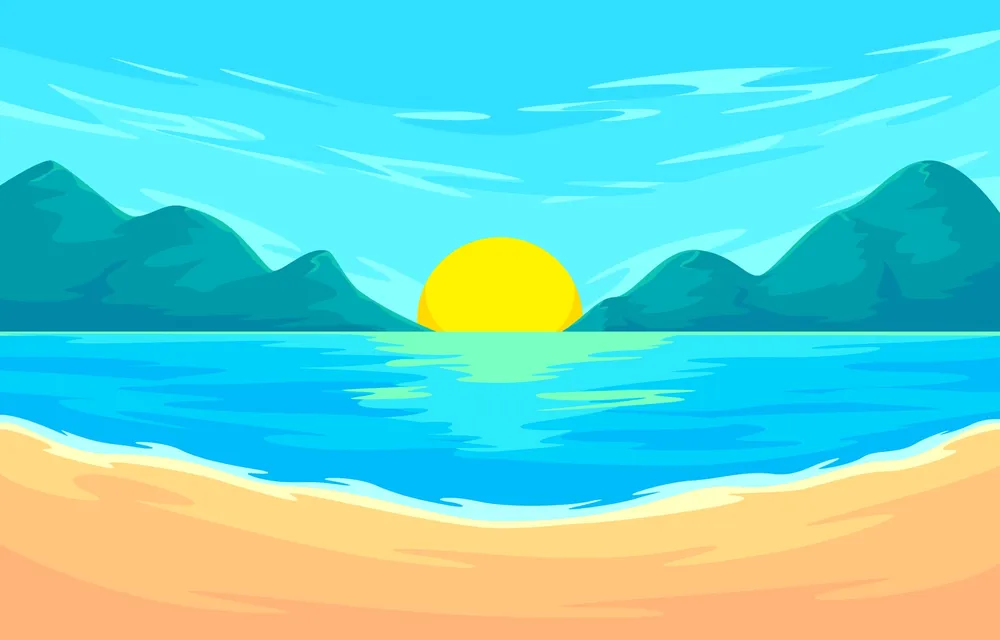 Summer Scenery Background