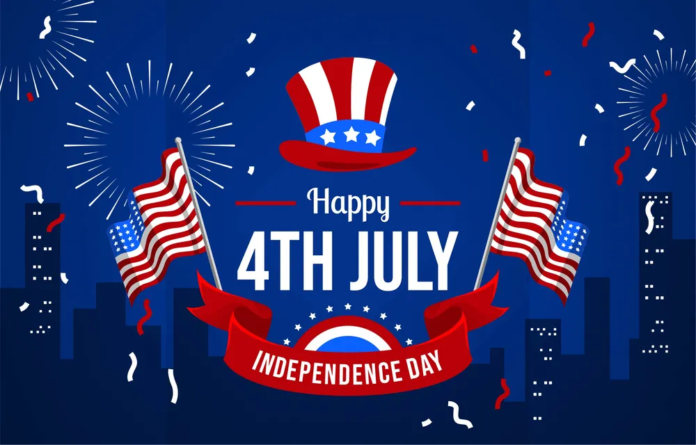 4th July Festivy Background