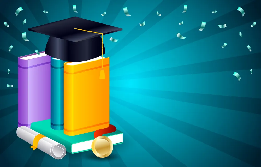Happy Graduation Background Concept