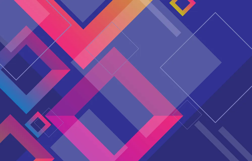Geometric Square Abstract Background