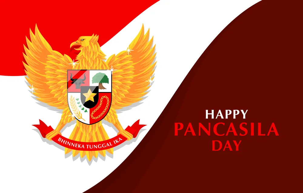 Happy Pancasila Day Background