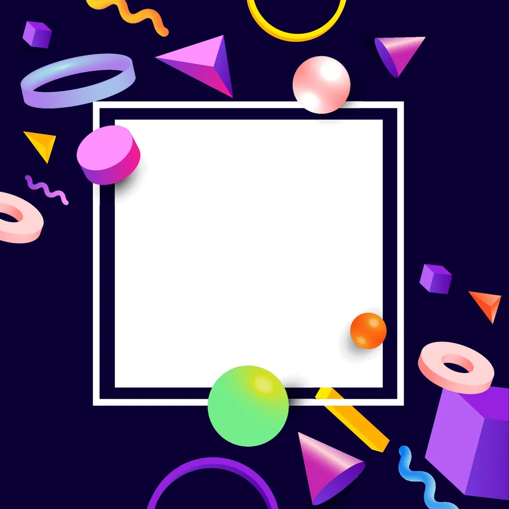 Abstract Geometric 3D Background