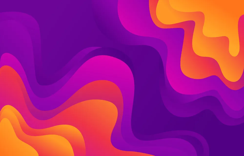 Colorful wave abstract background