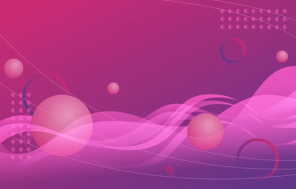 Abstract Purple Wave Background