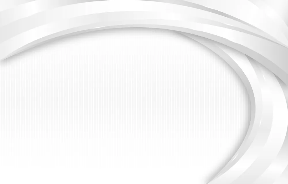White Sleek Curve Background