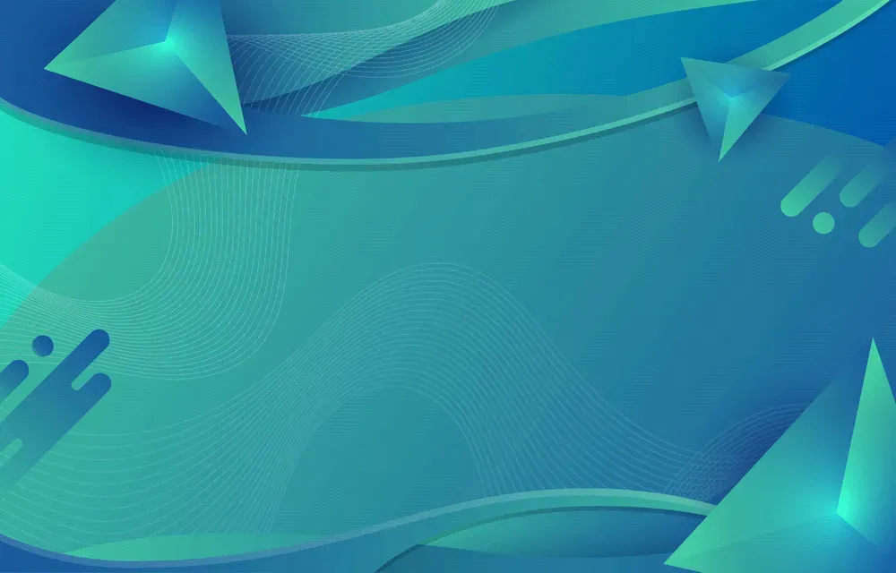 Futuristic Blue and Green Background