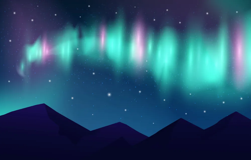 Space Milky Way Landscape Background