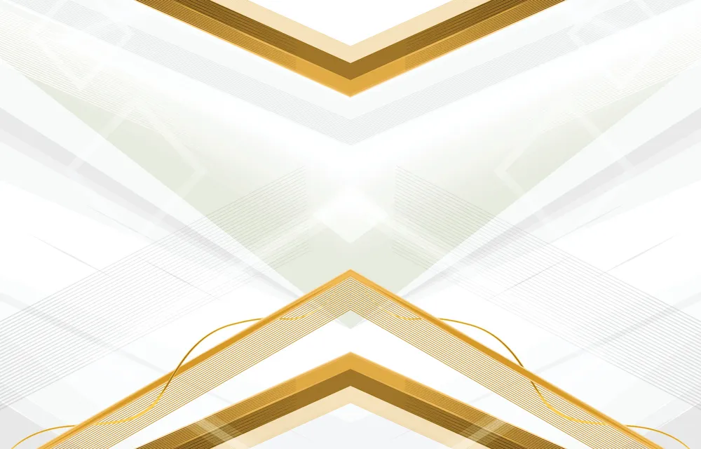 Gold and White Background Template