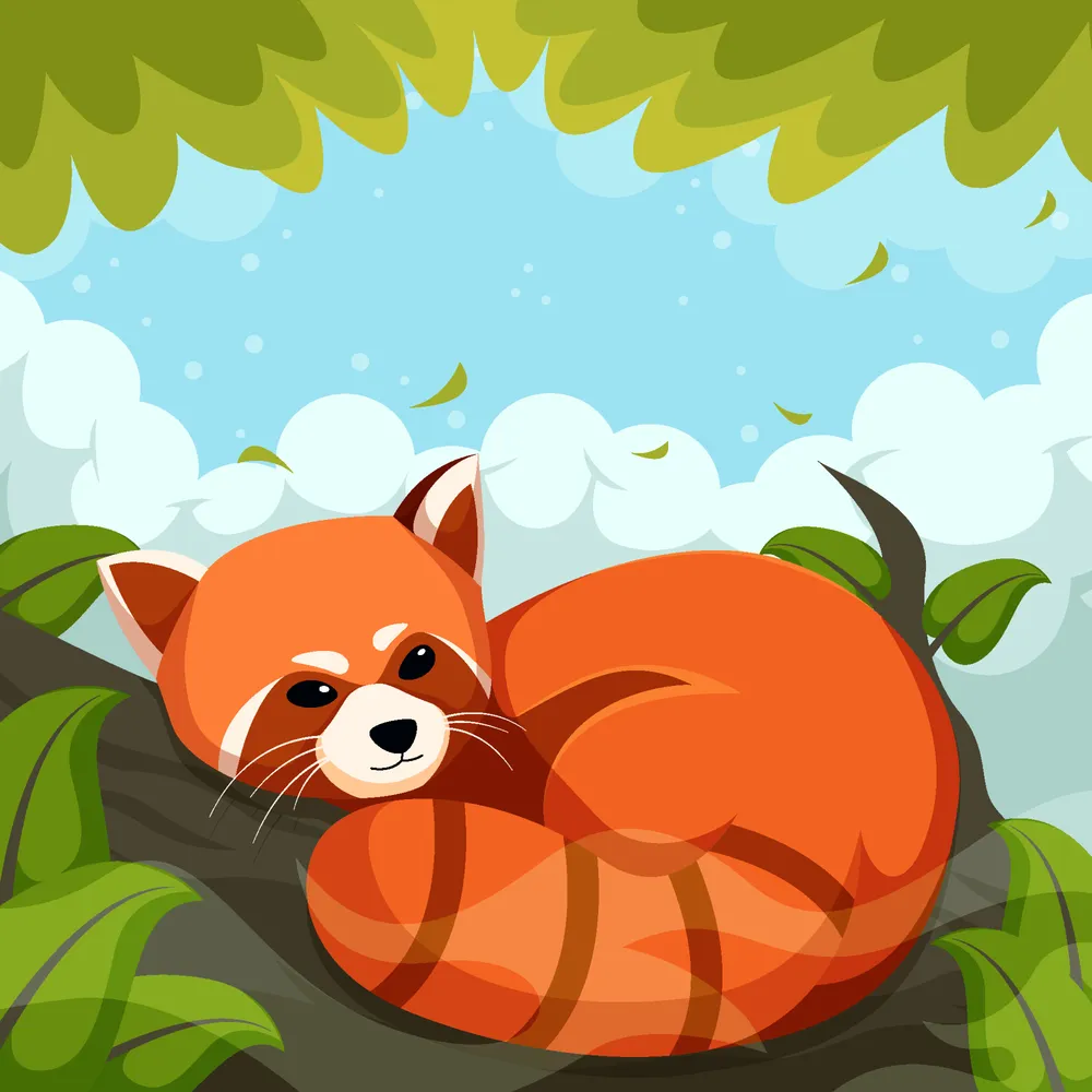 International Red Panda Day Background