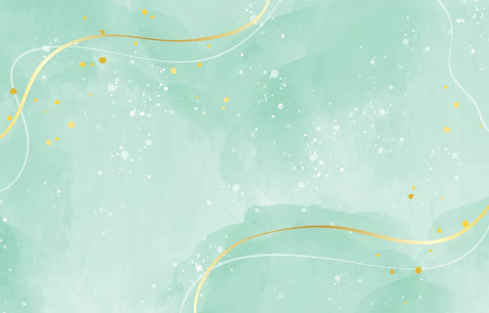 Abstract Watercolor Mint Green Background