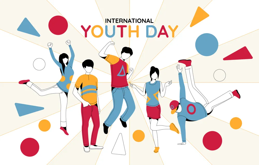 International Youth Day Festivity Background