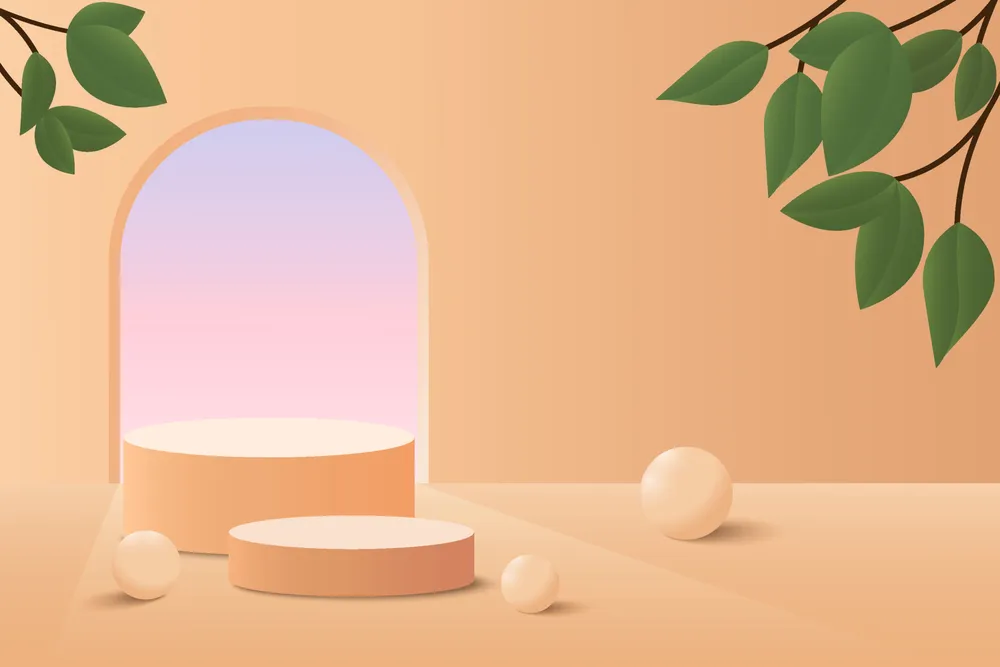 Realistic Podium Background for Product