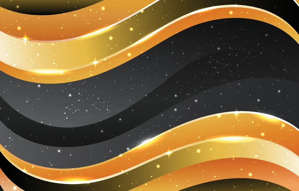 Black and Orange Background Template