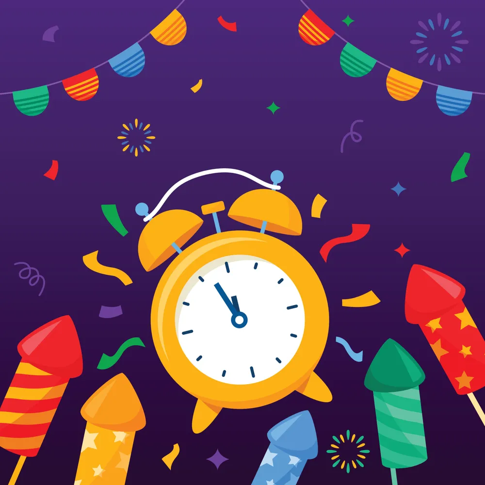 Background of New Year Countdown