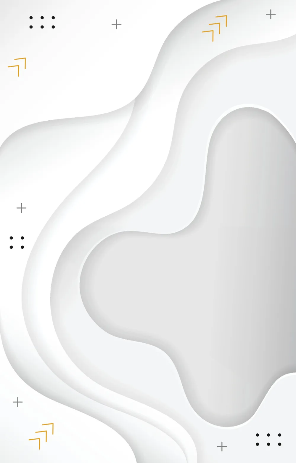 Paper Cut Abstract White Background