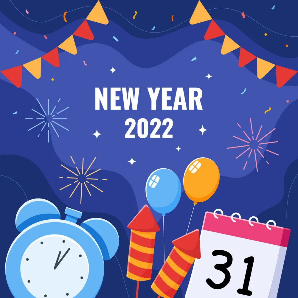 New Year Countdown Decoration Background