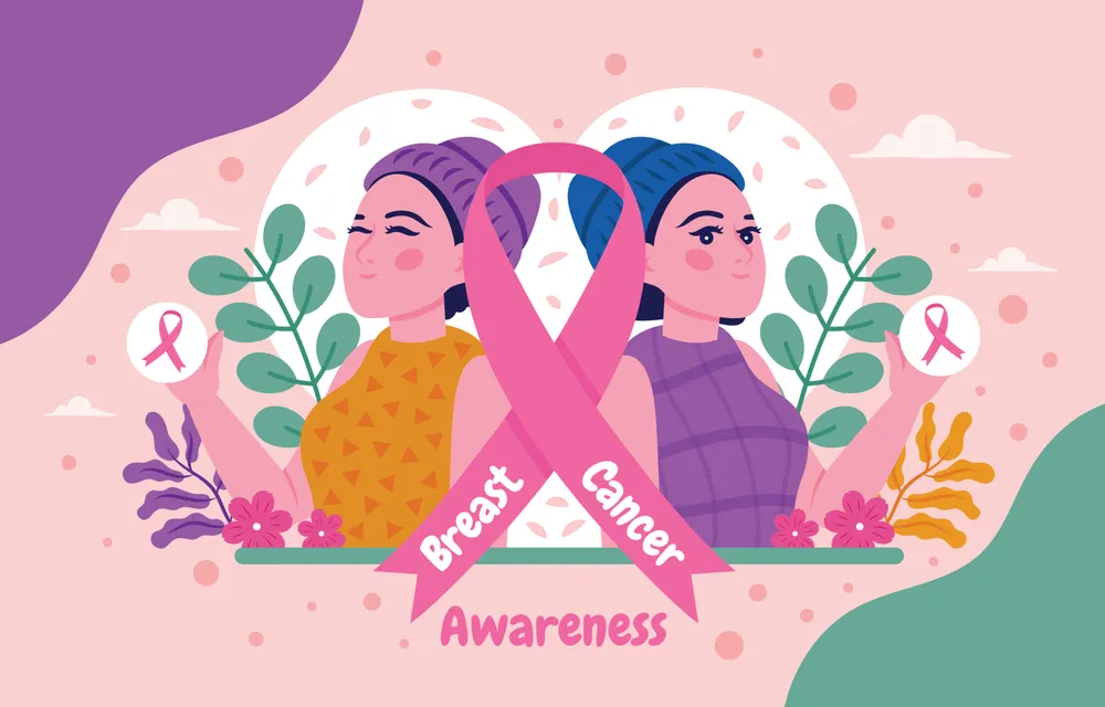 Breast Cancer Awareness Background Template