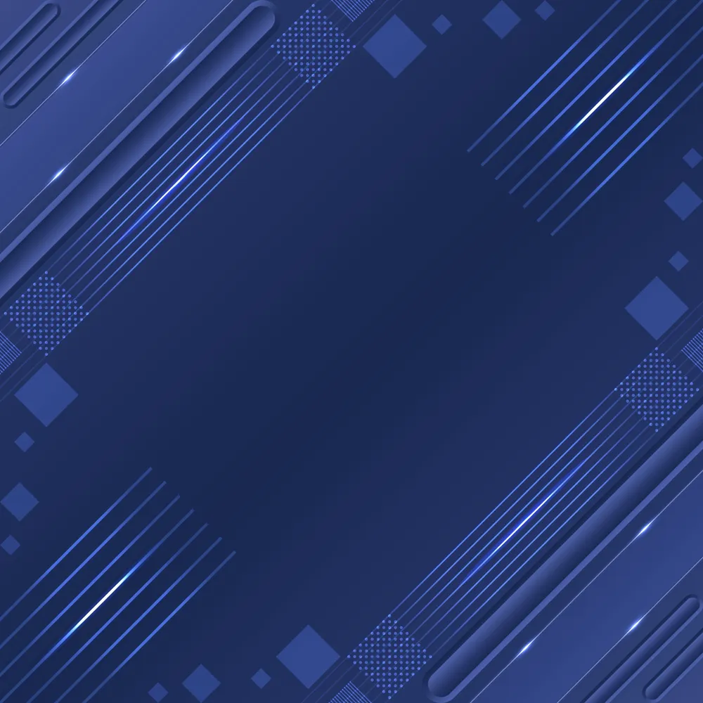 Gradient Geometric Blue Background Composition
