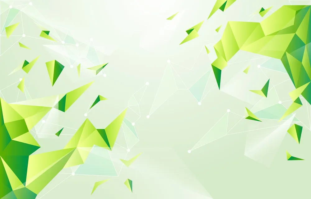 Abstract Geometric 3D Triangles Background