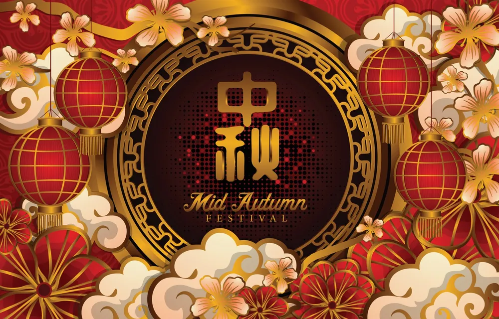 Celebrate Mid Autumn Background Concept