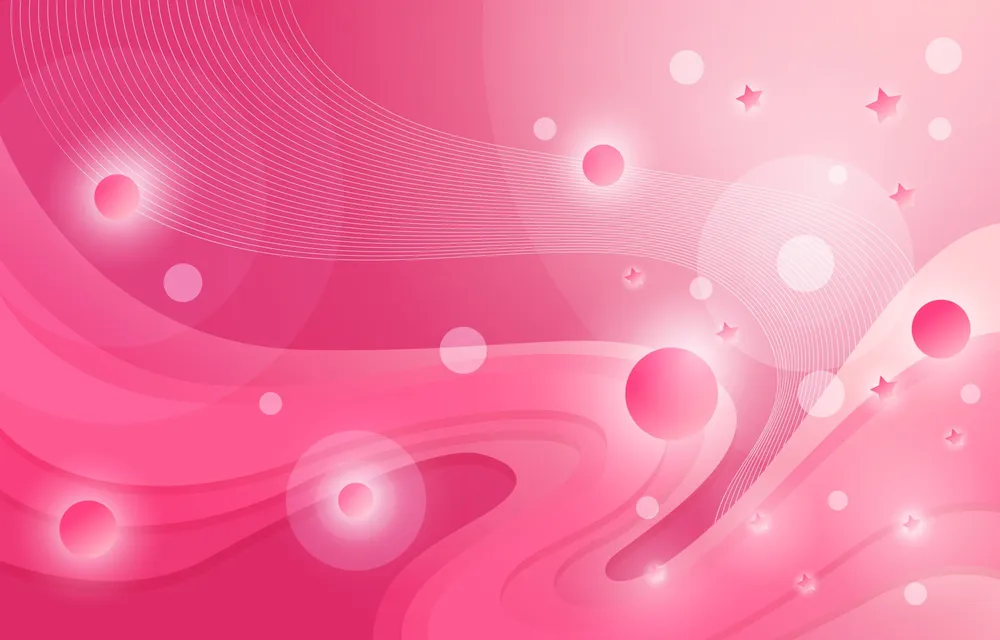 Modern Pink Abstract Shape Background